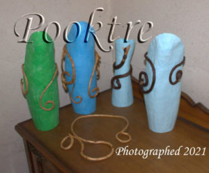 Stands for pooktre jewellery.
