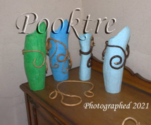 Harvested pooktre grown jewellery